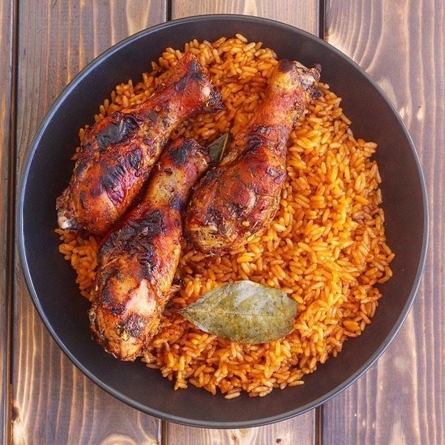 Jollof rice My Place Bar & Restaurant
